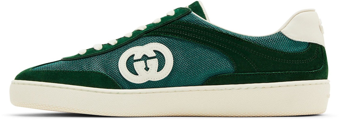 グッチ G74 インターロッキングG - グリーンスエード 791742-AADM0-3143 Lookbook グッチ G74 インターロッキングG - グリーンスエード 791742-AADM0-3143