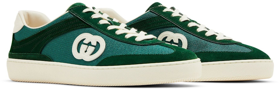 GUCCI古馳 絨面革 繫帶平底圓頭 板鞋 男款 綠色 Cheap GUCCI古馳 絨面革 繫帶平底圓頭 板鞋 男款 綠色