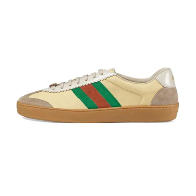 Gucci G74 Web Low 'Oatmeal'