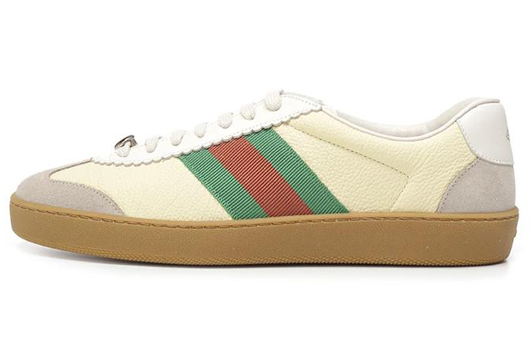 Buy GUCCI古馳 G74 Web 小蜜蜂德訓 時尚板鞋 男款 黃綠紅