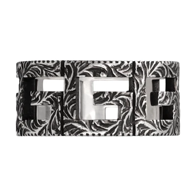 GUCCI G Cube Series Square G 925 Silver Ring - Silver 551918-J8400-0811