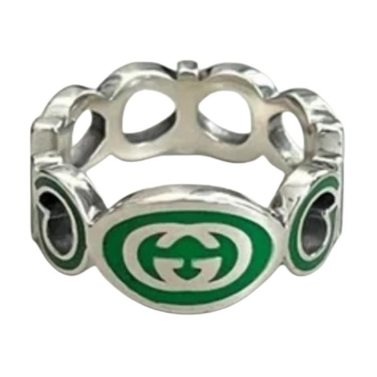 Order GUCCI G Hollow 925純銀戒指 情侶款設計 男女通用款 753640-J8410-8414