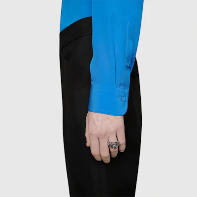 GUCCI Garden Collection 925 Silver Ring for Men 621296-J8400-0701 Details for GUCCI Garden Collection 925 Silver Ring for Men 621296-J8400-0701