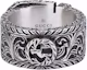 Buy GUCCI ガーデン ユニセックス 925シルバーリング カップル用 ヴィンテージ風 600138-J8400-0811