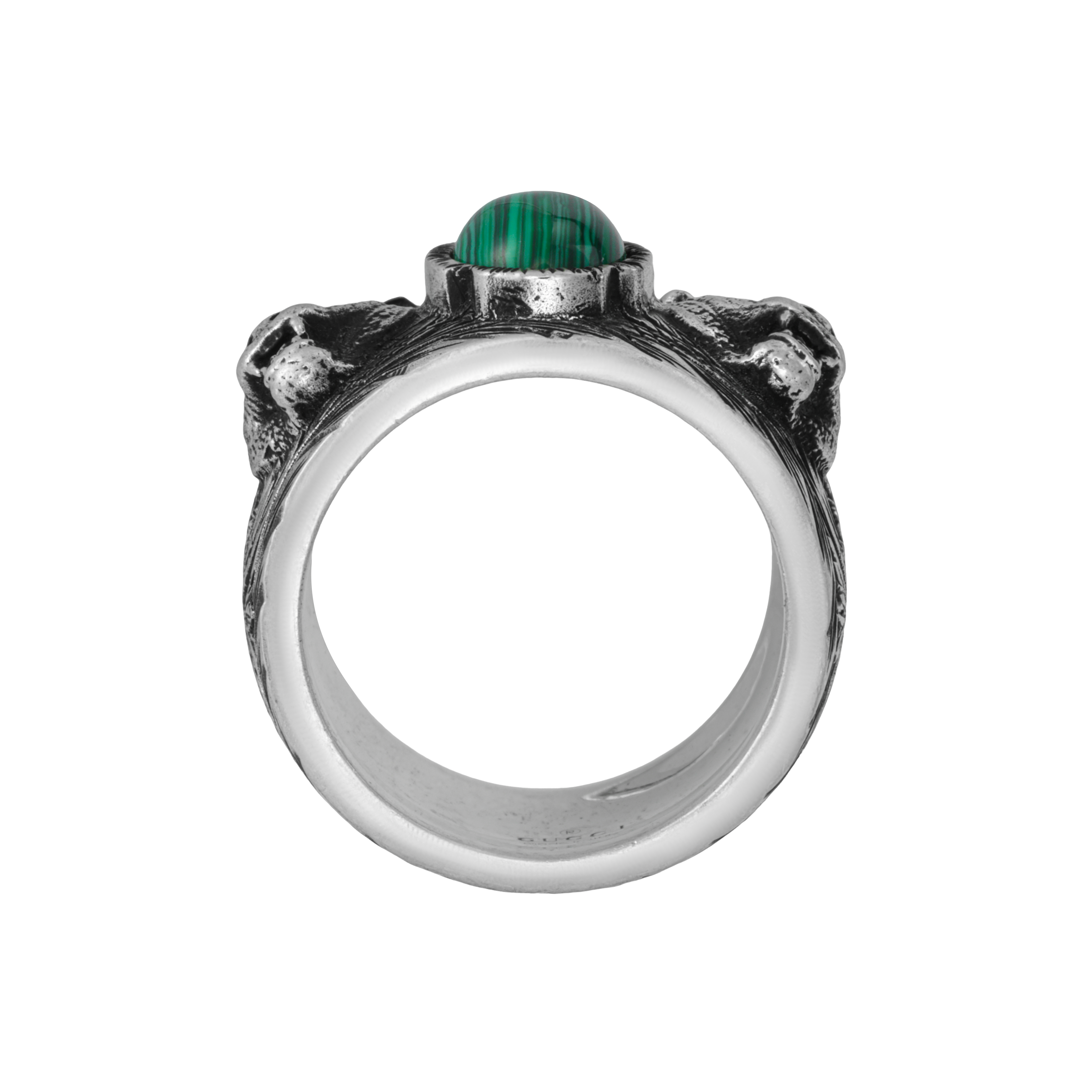 Shop 구찌 가든 시리즈 925 실버 반지 타이거 헤드 디자인 461991-08349-4401