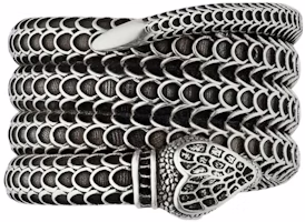 GUCCI Garden Series 925 Silver Snake Ring Unisex Couple Jewelry. 577292-J8400-0811 GUCCI Garden Series 925 Silver Snake Ring Unisex Couple Jewelry. 577292-J8400-0811