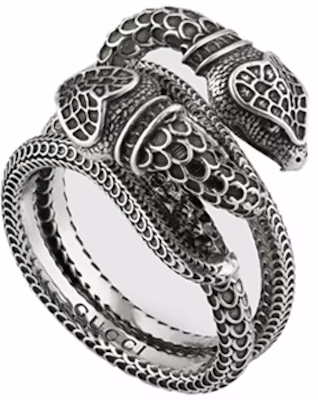 GUCCI Garden Silver Snake Ring Unisex Sterling Silver Jewelry 525177-J8400-0811 Lookbook GUCCI Garden Silver Snake Ring Unisex Sterling Silver Jewelry 525177-J8400-0811