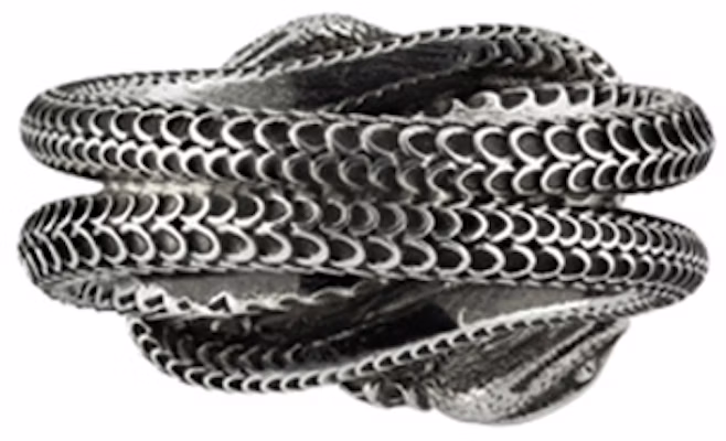 GUCCI Garden Silver Snake Ring Unisex Sterling Silver Jewelry 525177-J8400-0811 Shop GUCCI Garden Silver Snake Ring Unisex Sterling Silver Jewelry 525177-J8400-0811
