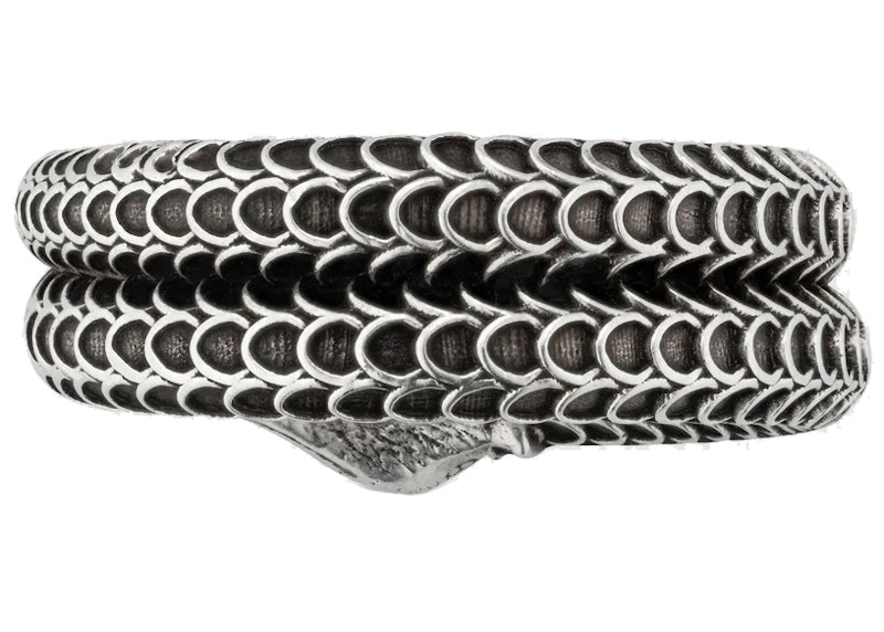 Lookbook 구찌 가든 스네이크 은 반지