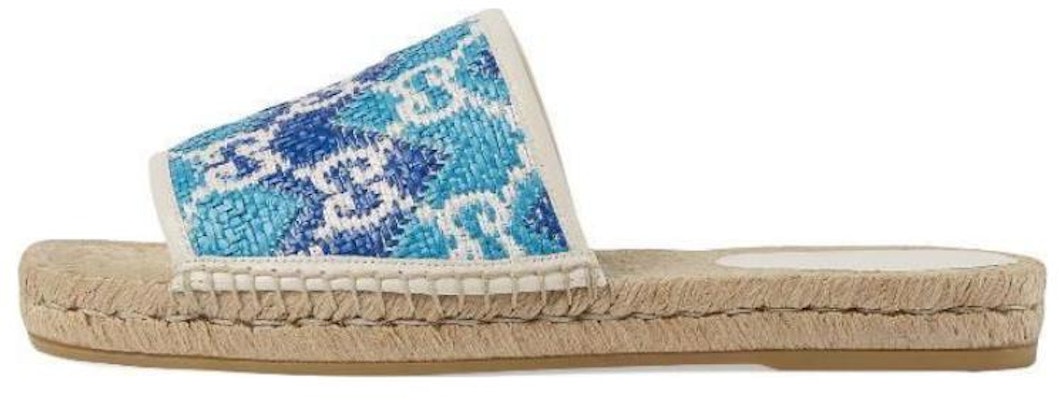 Sandalias de Paja Moda Gucci GG Azul 703411-UYG10-8770 Buy Sandalias de Paja Moda Gucci GG Azul 703411-UYG10-8770