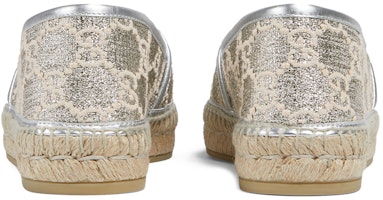 グッチ GG シルバーラメ エスパドリーユ (レディース) 619960-2AW10-1090 Purchase グッチ GG シルバーラメ エスパドリーユ (レディース) 619960-2AW10-1090