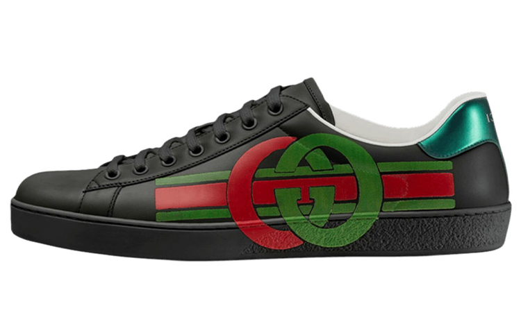Buy Gucci GG Ace 'Hitam Hijau Merah' Sneakers 576136-A38V0-1064