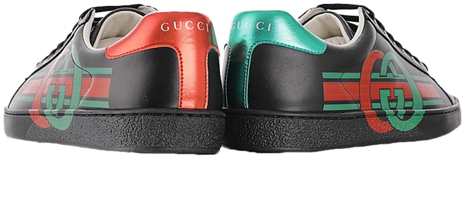Gucci GG Ace 'Hitam Hijau Merah' Sneakers 576136-A38V0-1064 Shop Gucci GG Ace 'Hitam Hijau Merah' Sneakers 576136-A38V0-1064