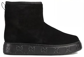 グッチ ラウンドトゥ快適ショートスノーブーツ(黒) 762078-FACLN-1000 Order グッチ ラウンドトゥ快適ショートスノーブーツ(黒) 762078-FACLN-1000