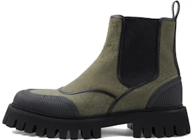 Gucci GG Ankle Boot 'Green' 739777-FAB5I-8748 Gucci GG Ankle Boot 'Green' 739777-FAB5I-8748