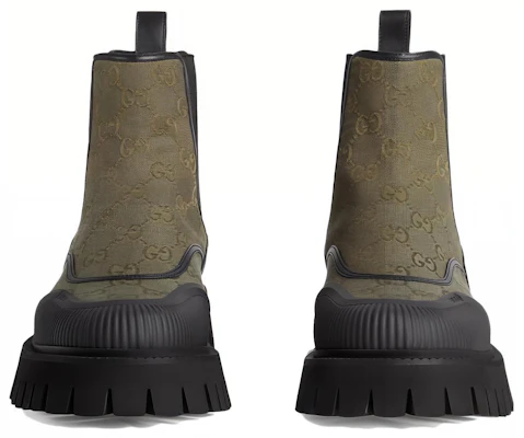 Gucci GG Enkellaars ''Groen'' 739777-FAB5I-8748 Shop Gucci GG Enkellaars ''Groen'' 739777-FAB5I-8748