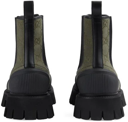 Gucci GG Enkellaars ''Groen'' 739777-FAB5I-8748 Details for Gucci GG Enkellaars ''Groen'' 739777-FAB5I-8748