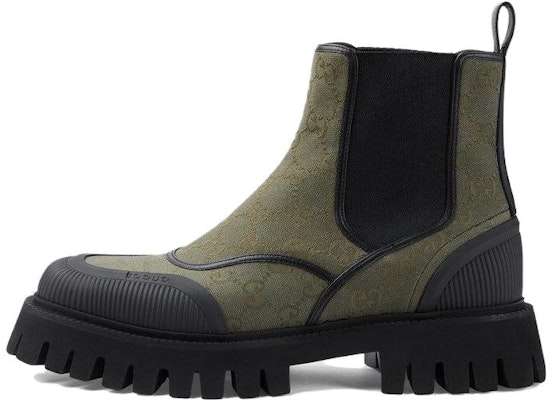 Gucci GG Ankle Boot 'Green' 739777-FAB5I-8748 Buy Gucci GG Ankle Boot 'Green' 739777-FAB5I-8748