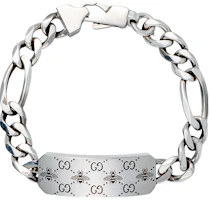 Order GUCCI GG Bee Engraved 925 Silver Bracelet Unisex 728264 J8400 0728