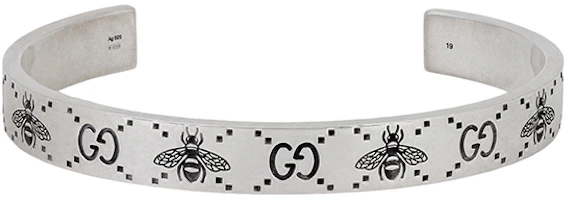 Order Gelang GUCCI GG Bee 925 Perak Unisex Gaya Pasangan - Perak. 728296 J8400 0728