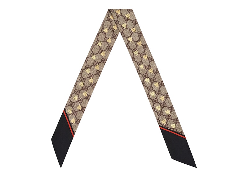 Order 古馳GG蜜蜂黑絲領結