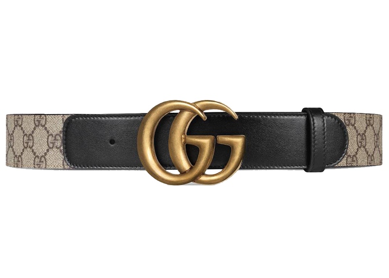 Gucci GG Belt Double G Buckle 1.5 Width Black