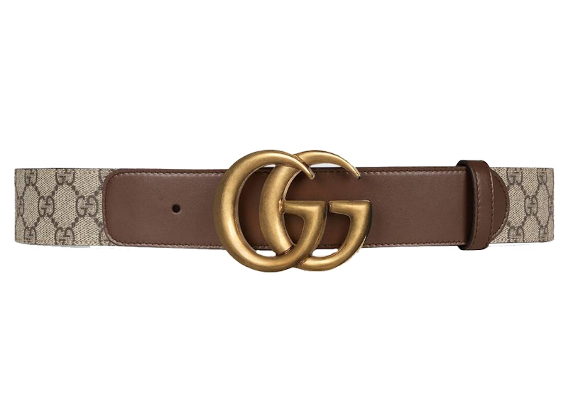 Gucci GG Belt Double G Buckle 1.5 Width Brown