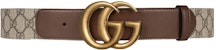 Gucci GG Belt Double G Buckle 1.5 Width Brown