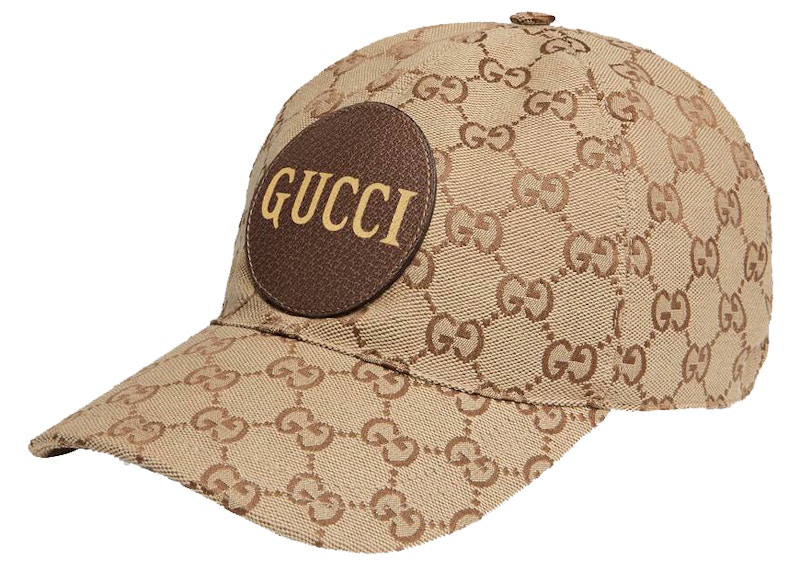 Gucci GG Canvas Baseball Hat Beige/Brown