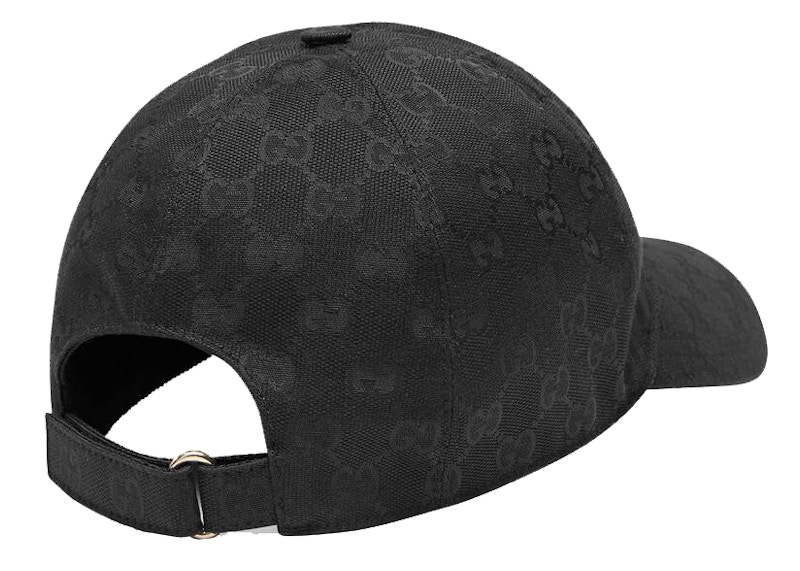 Lookbook 구찌 GG 캔버스 야구모자 블랙