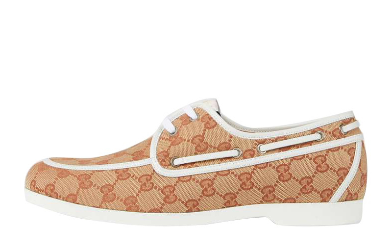 Gucci GG Canvas Boat Shoes 'Neutrals' 547641-KQWM0-8368