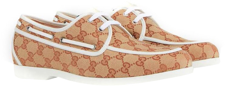 古驰GG帆布船鞋‘中性色’ 547641-KQWM0-8368 Order 古驰GG帆布船鞋‘中性色’ 547641-KQWM0-8368