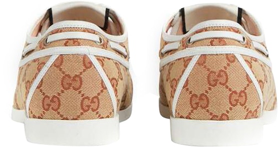 古驰GG帆布船鞋‘中性色’ 547641-KQWM0-8368 Lookbook 古驰GG帆布船鞋‘中性色’ 547641-KQWM0-8368