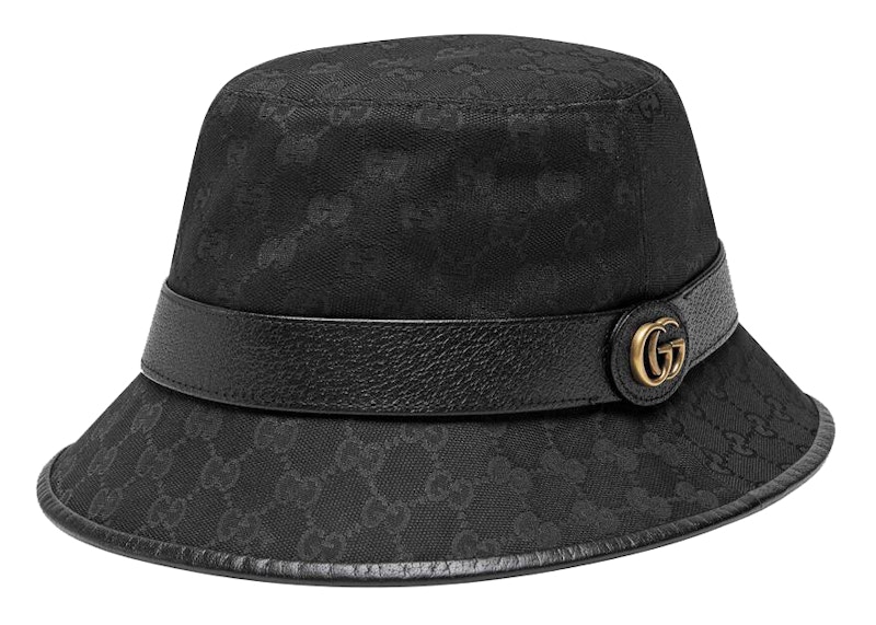 Buy Topi Bucket Gucci GG Canvas dengan Double G Hitam