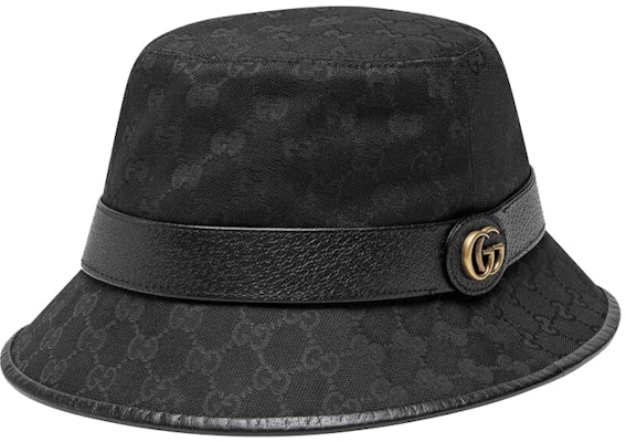 Gucci GG Canvas Bucket Hat with Double G Black Buy Gucci GG Canvas Bucket Hat with Double G Black