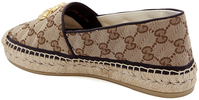 Gucci GG Canvas Flat 'Braided' 621239 Shop Gucci GG Canvas Flat 'Braided' 621239