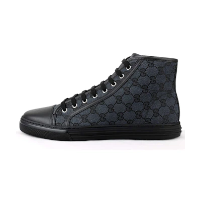 Gucci Monogram High Top Sneakers 'Black'