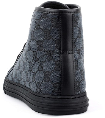 Gucci 黑色高帮运动鞋 (Monogram款) 426188-KQWM0-1948 Shop Gucci 黑色高帮运动鞋 (Monogram款) 426188-KQWM0-1948