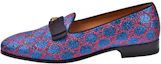 Buy Mocasines Gucci GG Canvas 'Azul' 496255-KC280-4096