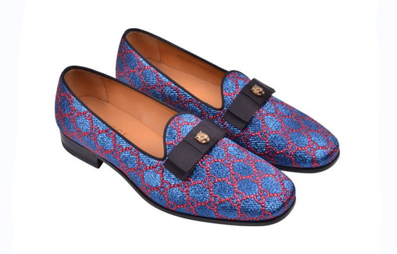 Order Mocasines Gucci GG Canvas 'Azul' 496255-KC280-4096