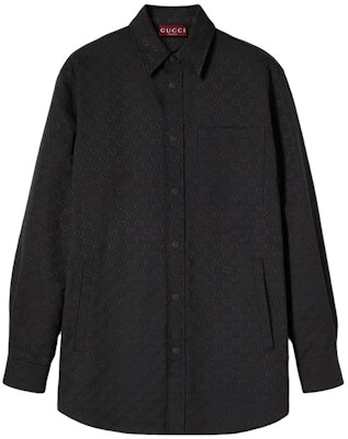 Gucci GG Canvas Logo Long Sleeve Shirt Black 2024 Pre-Fall Collection 794906-ZAF4S-1000 Buy Gucci GG Canvas Logo Long Sleeve Shirt Black 2024 Pre-Fall Collection 794906-ZAF4S-1000