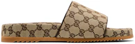 Buy Sandal Geser Gucci GG Kanvas 'Monogram Beige' 624695-H6320-9763