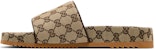 Gucci GG Kanvas Selipar Sandal 'Beige Monogram' 624695-H6320-9763