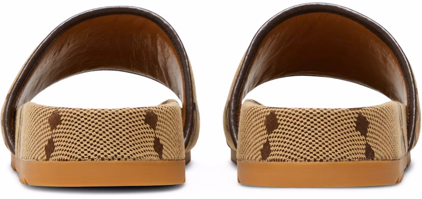 Gucci GG Canvas Slide Sandal 'Camel Monogram' 624695-UKOD0-2673 Details for Gucci GG Canvas Slide Sandal 'Camel Monogram' 624695-UKOD0-2673