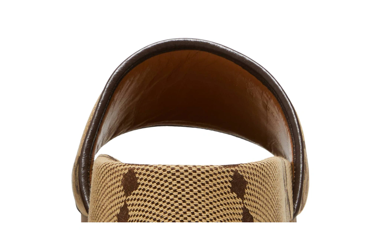Gucci GG Canvas Slide Sandal 'Camel Monogram'