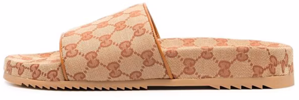 Gucci GG Canvas Slide Sandal 'Cognac Monogram' 624695-H6320-8370 Gucci GG Canvas Slide Sandal 'Cognac Monogram' 624695-H6320-8370