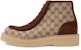But Angkle Gucci GG Kanvas Suede Bertali 'Coklat' 762197-FACJX-9742