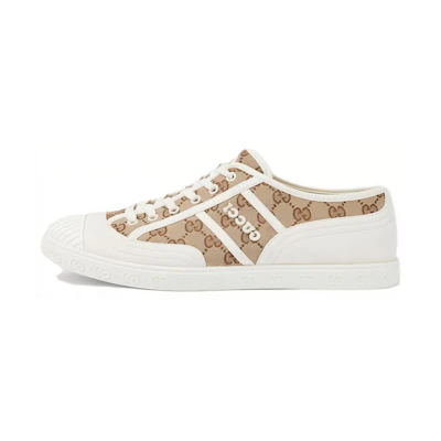 Gucci GG Canvas Trainer 'White Beige Monogram'