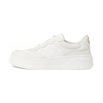 Gucci GG Canvas Trainer 'White Grey'