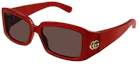 Buy Gafas Gucci GG Esquinas Cuadradas Burdeos/Marrón (GG1403SK-003)